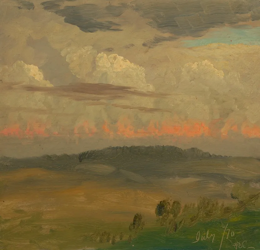 Landscape Hudson Valley Wall Art by Frederic Edwin Church - High-Resolution Digital Print