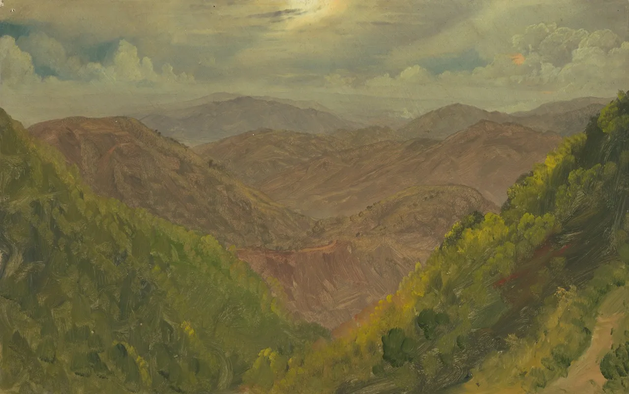 Landscape In Jamaica West Indies 2 Wall Art by Frederic Edwin Church - High-Resolution Digital Print