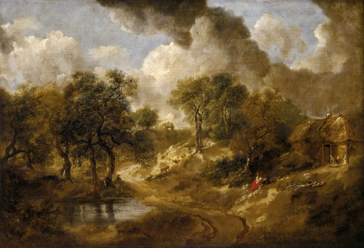 Landscape In Suffolk Wall Art by Thomas Gainsborough - High-Resolution Digital Print