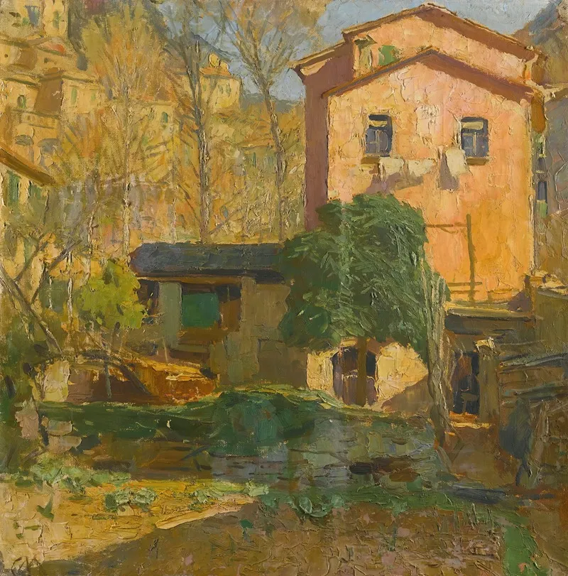 Landscape In The Riviera Ligure Italy