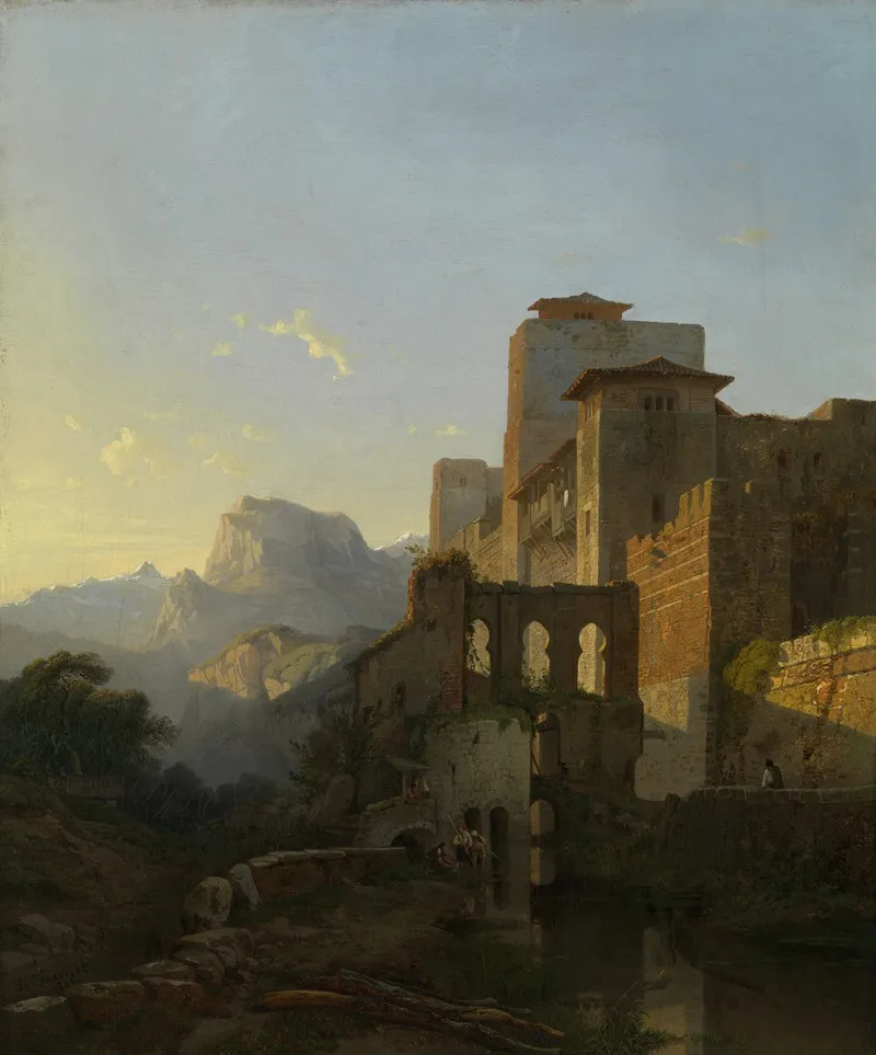 Landscape In Ugijar Southern Spain Wall Art by François Antoine Bossuet - High-Resolution Digital Print