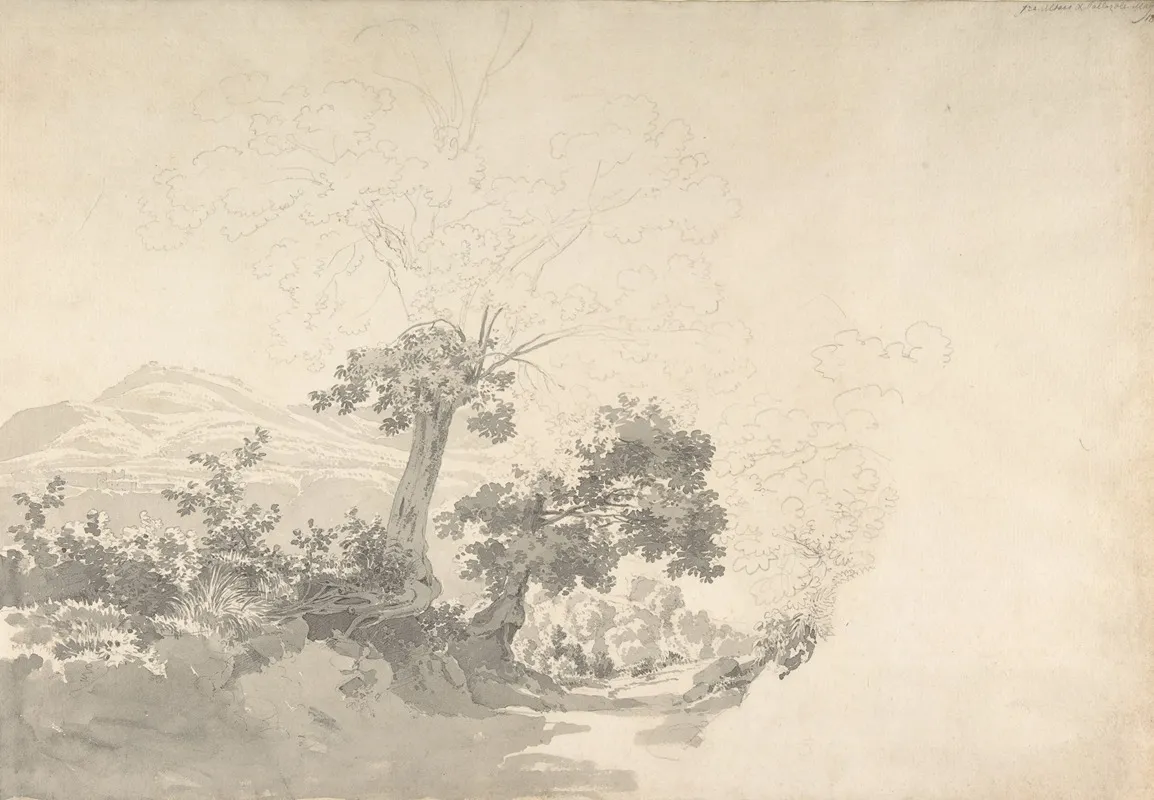 Landscape Near Albano And Pallazole