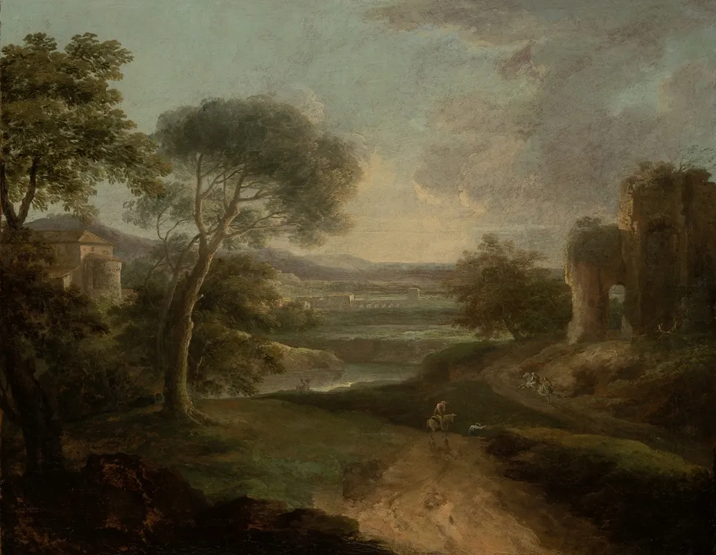 Landscape Near Rome 3 Wall Art by Paolo Anesi - High-Resolution Digital Print