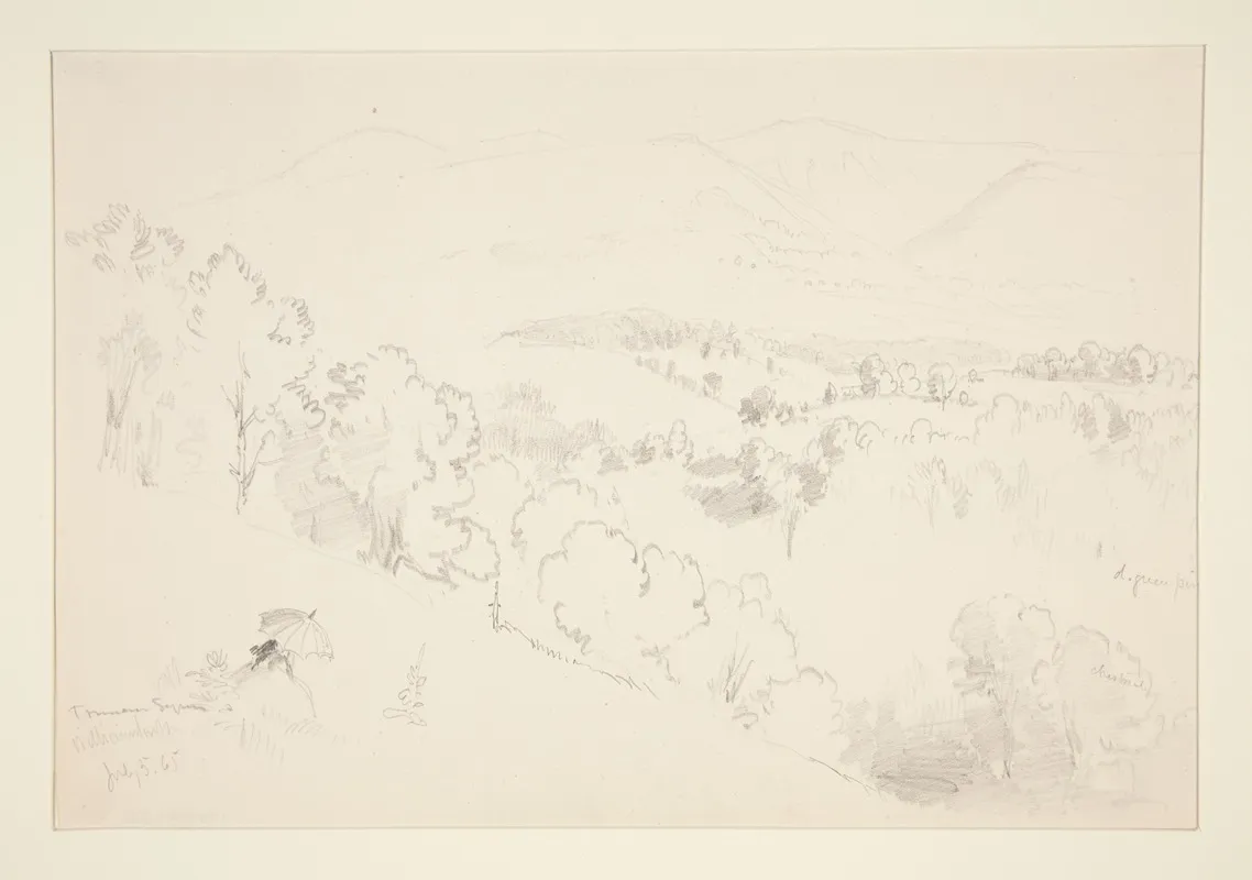 Landscape Near Williamstown 3 Wall Art by Truman Seymour - High-Resolution Digital Print