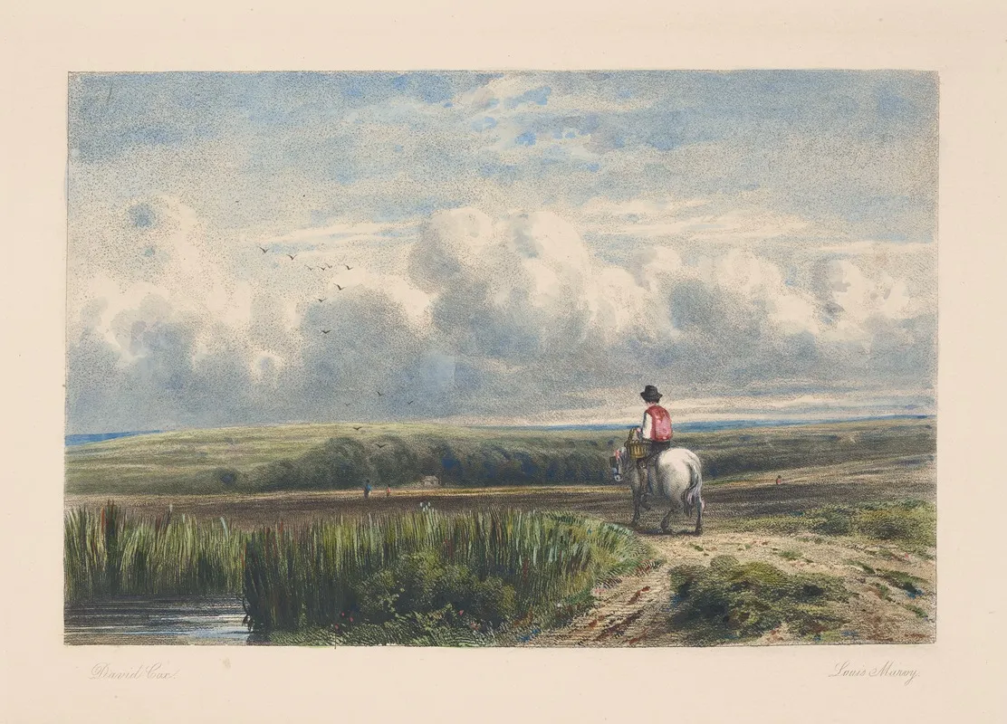 Landscape Of Hayfields David Cox
