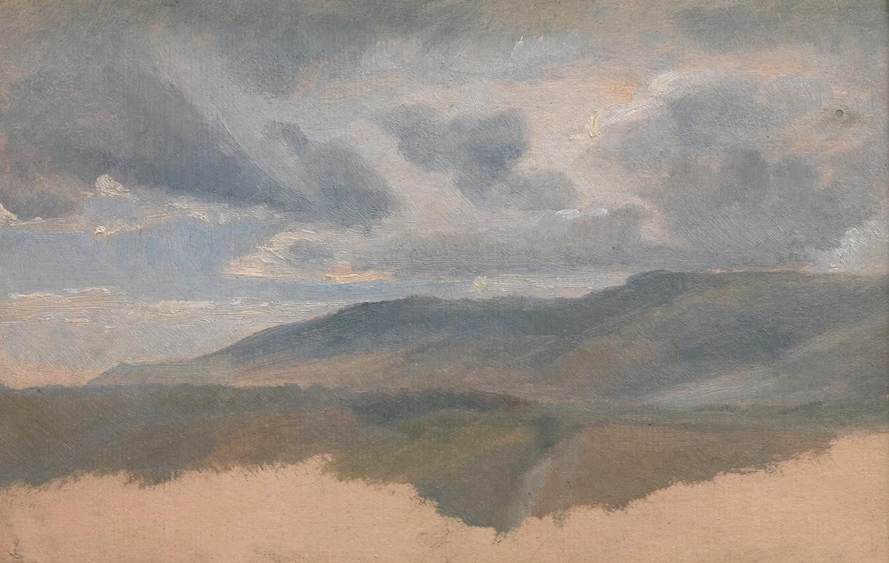 Landscape Study With Clouds