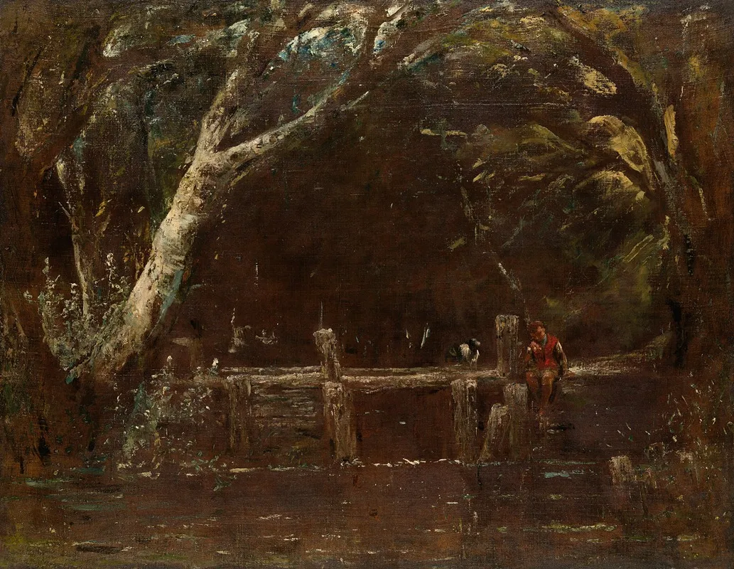 Landscape The Lock Wall Art by John Constable - High-Resolution Digital Print