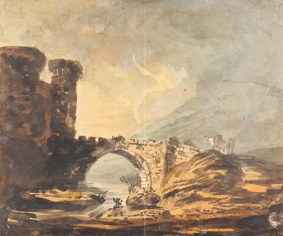 Landscape With A Castle And Bridge