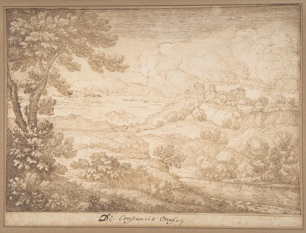Landscape With A Castle On A Hill