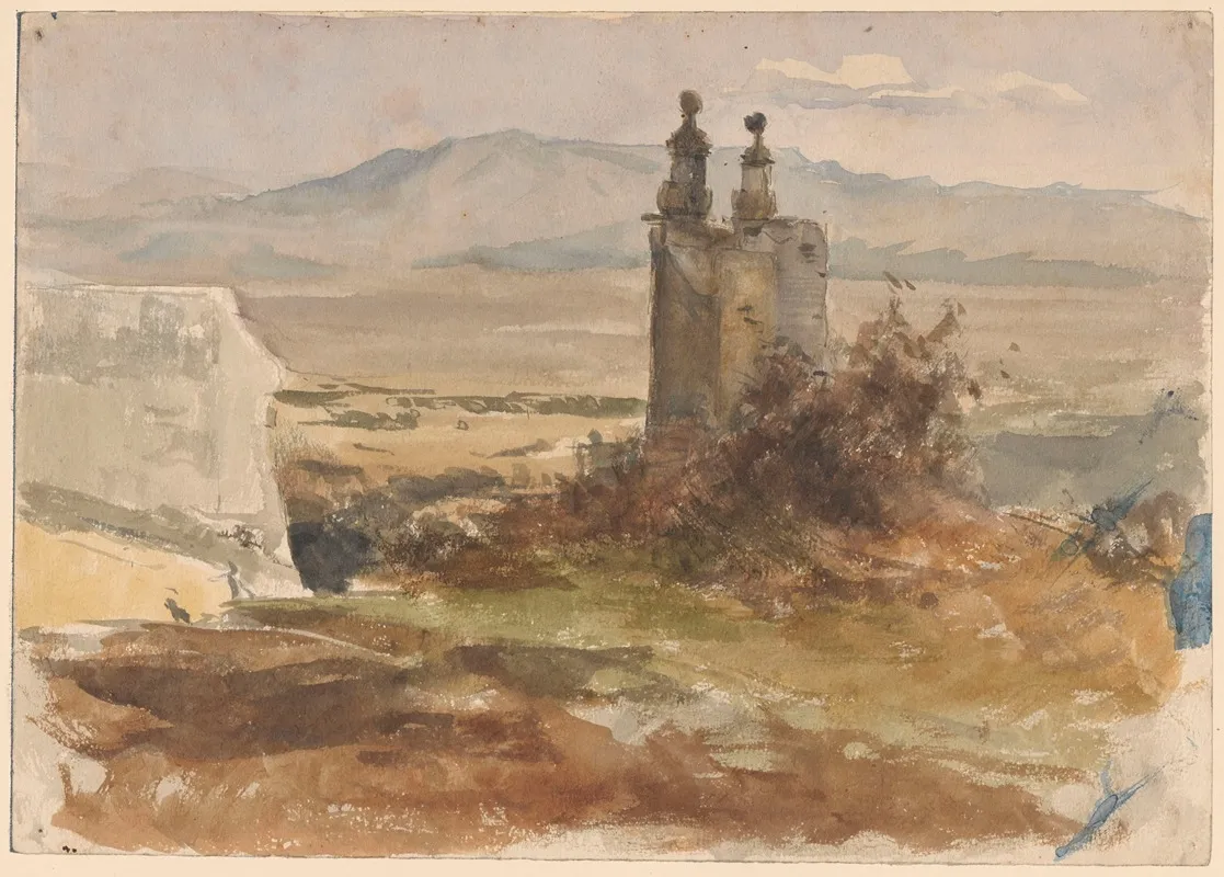 Landscape With A Church 5 Wall Art by Johannes Graf - High-Resolution Digital Print