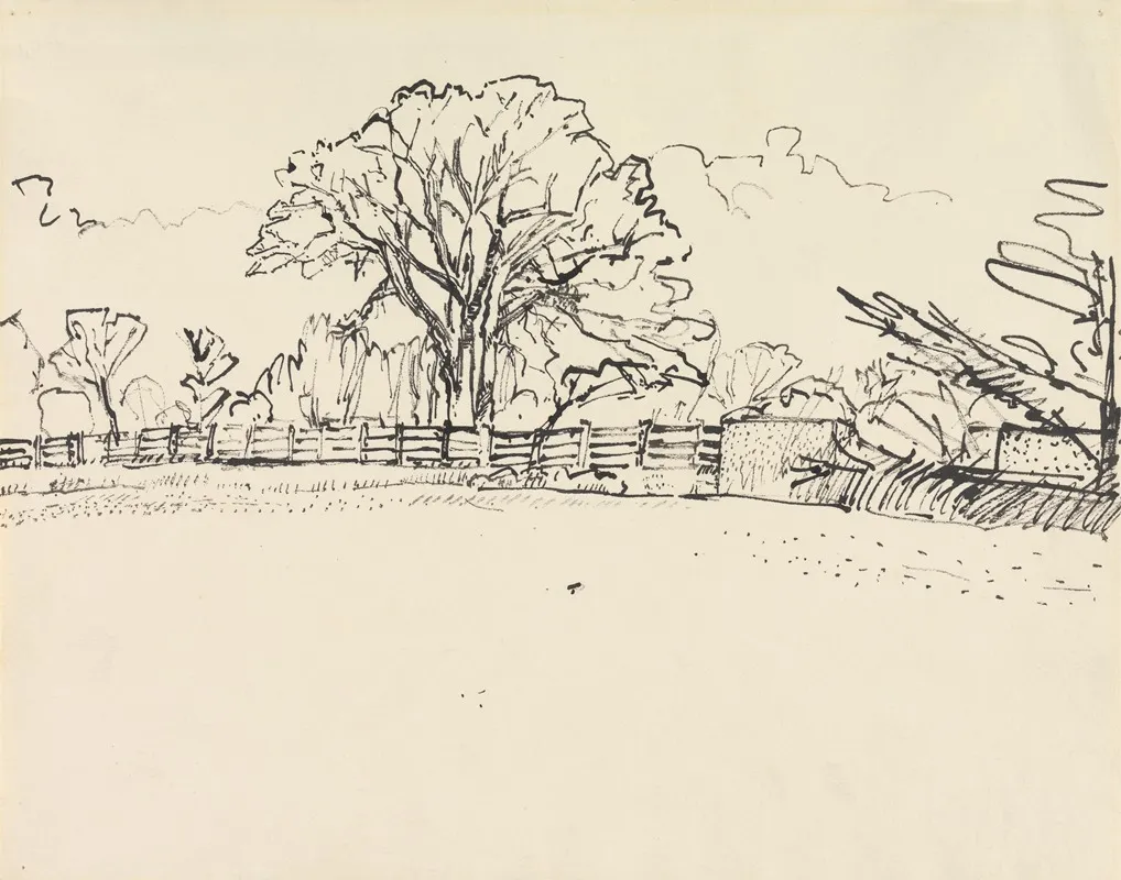 Landscape With A Fence