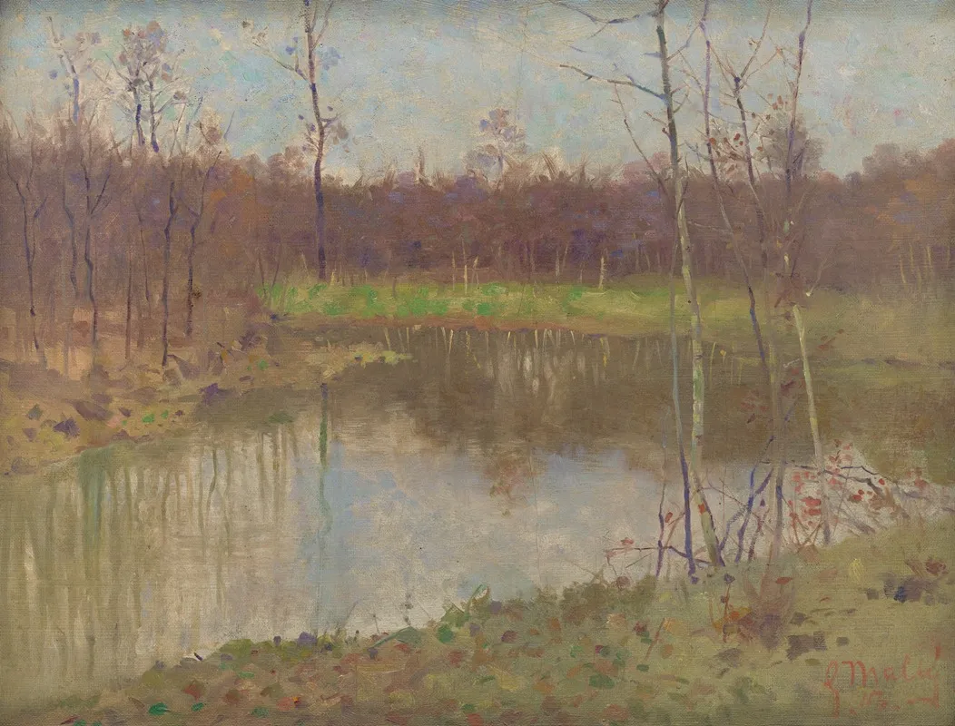 Landscape With A Fishpond