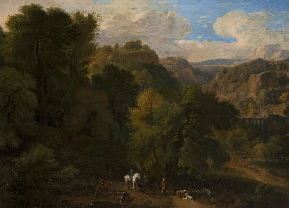 Landscape With A Hunting Scene 2