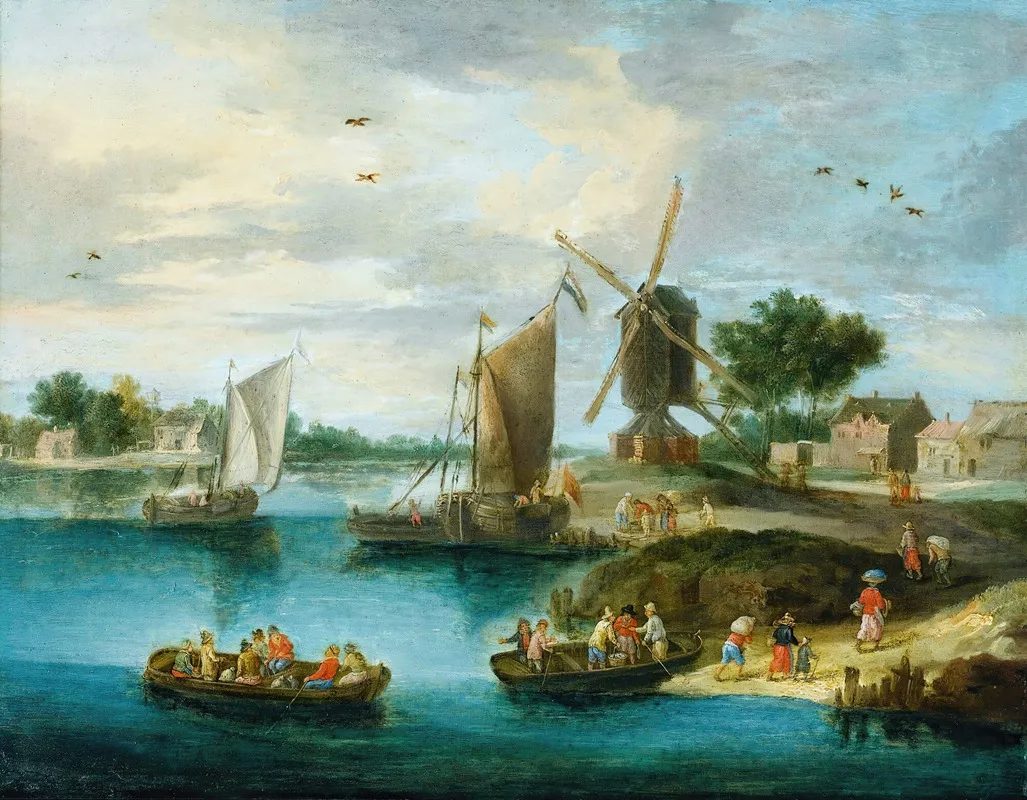 Landscape With A Mill 2 Wall Art by Jan Van Kessel The Elder - High-Resolution Digital Print