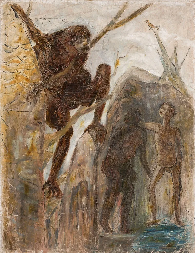 Landscape With A Monkey