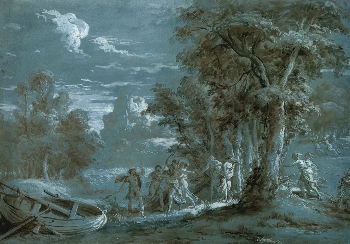 Landscape With A Scene From Fenelons Telemaque