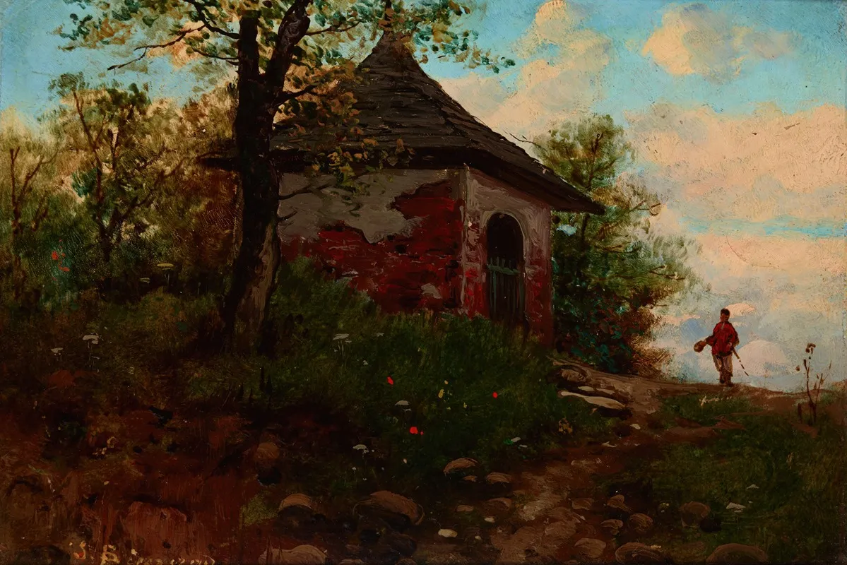 Landscape With A Wayside Shrine