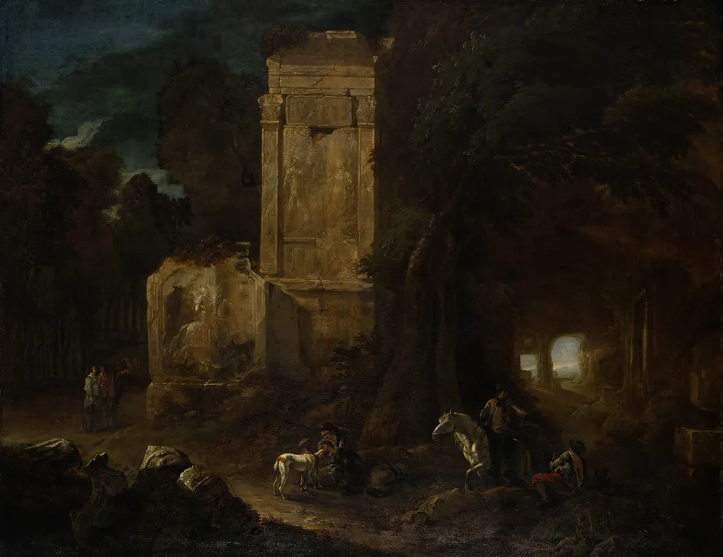 Landscape With Ancient Ruins