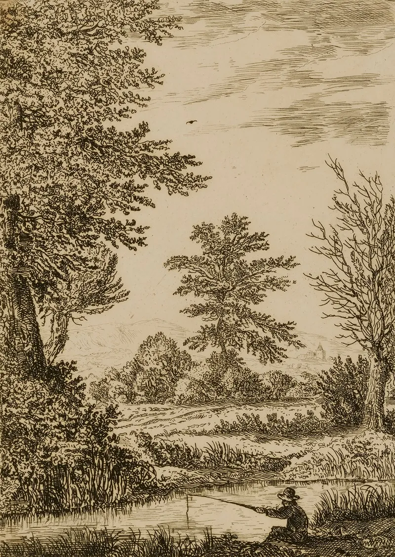 Landscape With Brook 2 Wall Art by Wilhelm von Bemmel - High-Resolution Digital Print