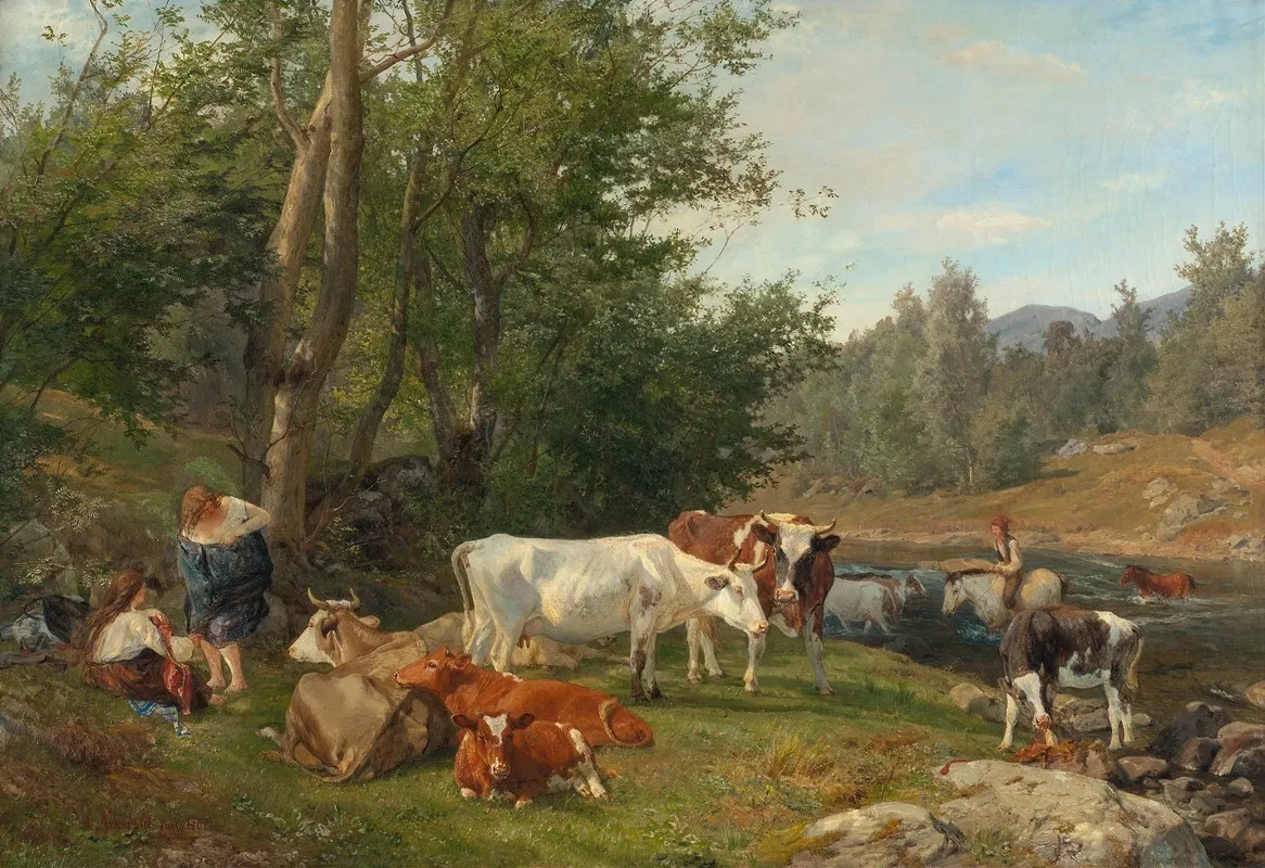 Landscape With Cattle