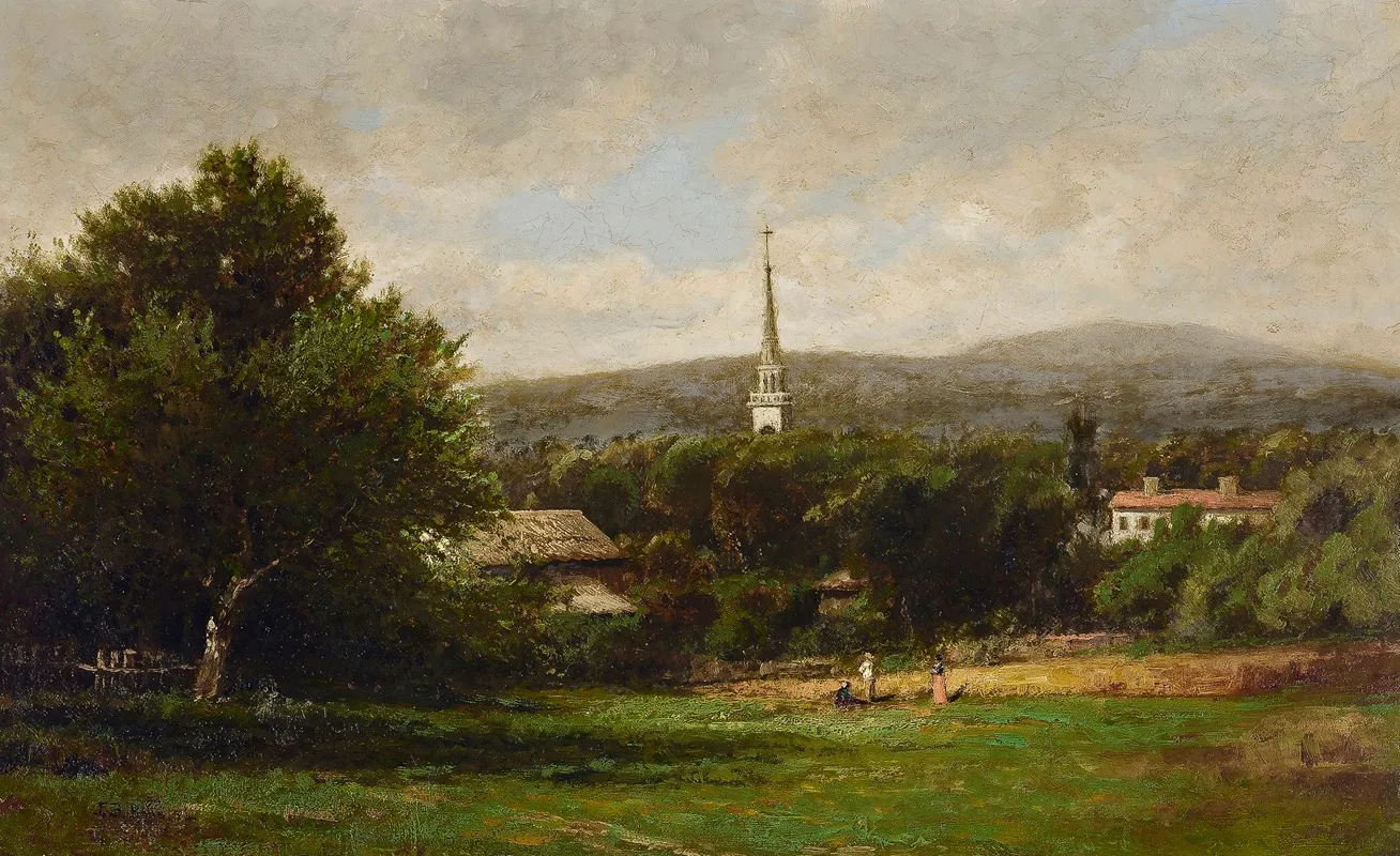 Landscape With Church 6