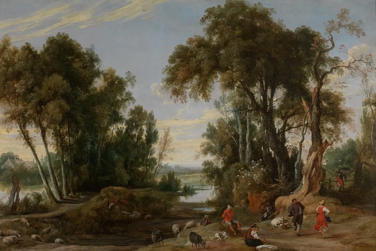 Landscape With Dancing Shepherds