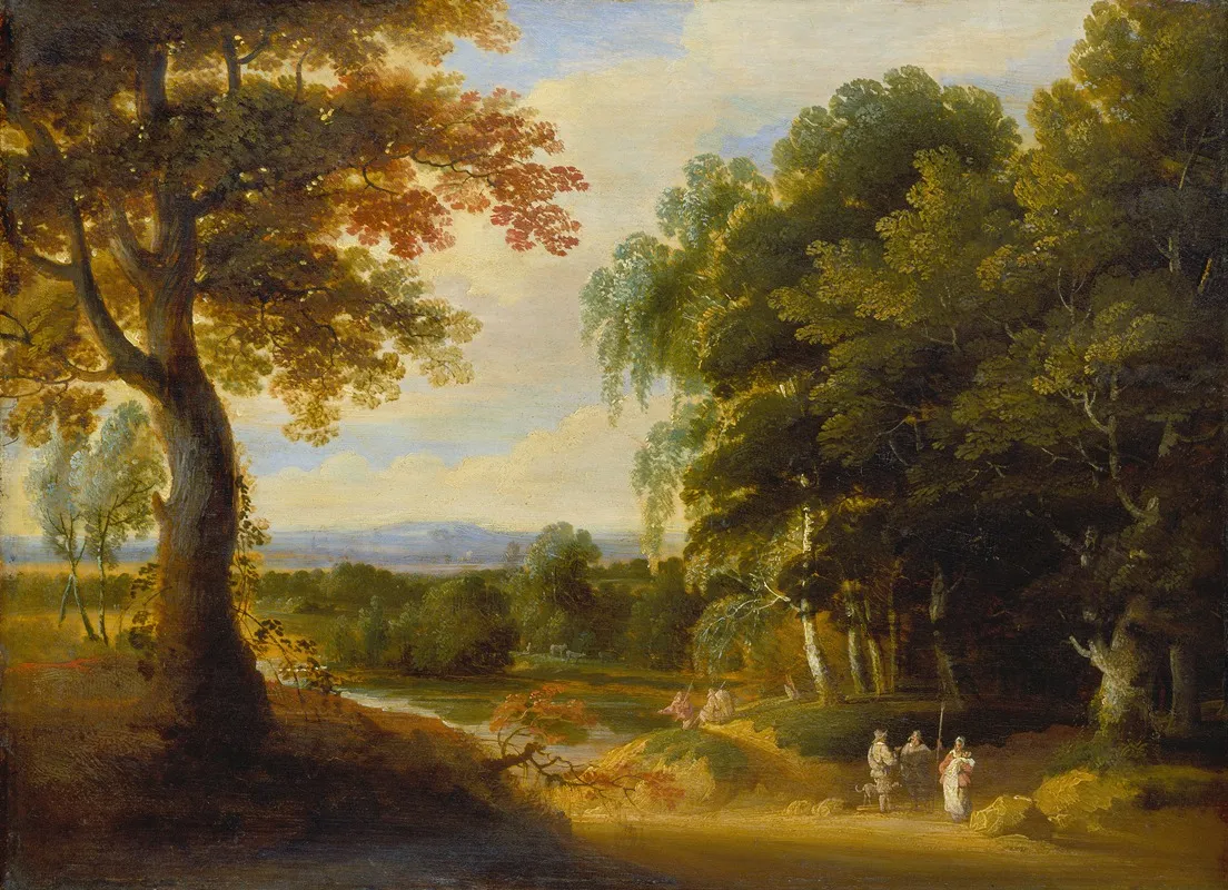 Landscape With Entrance To A Forrest