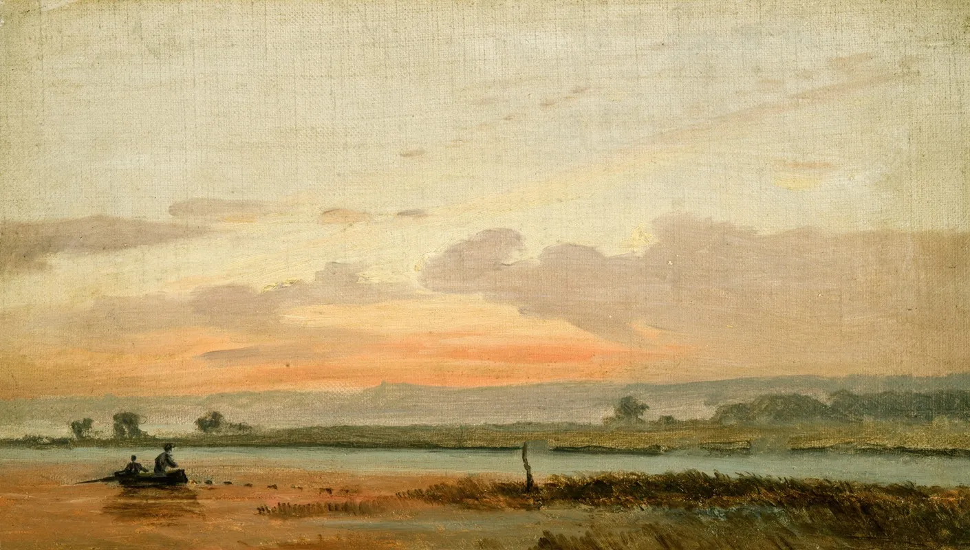Landscape With Evening Sky