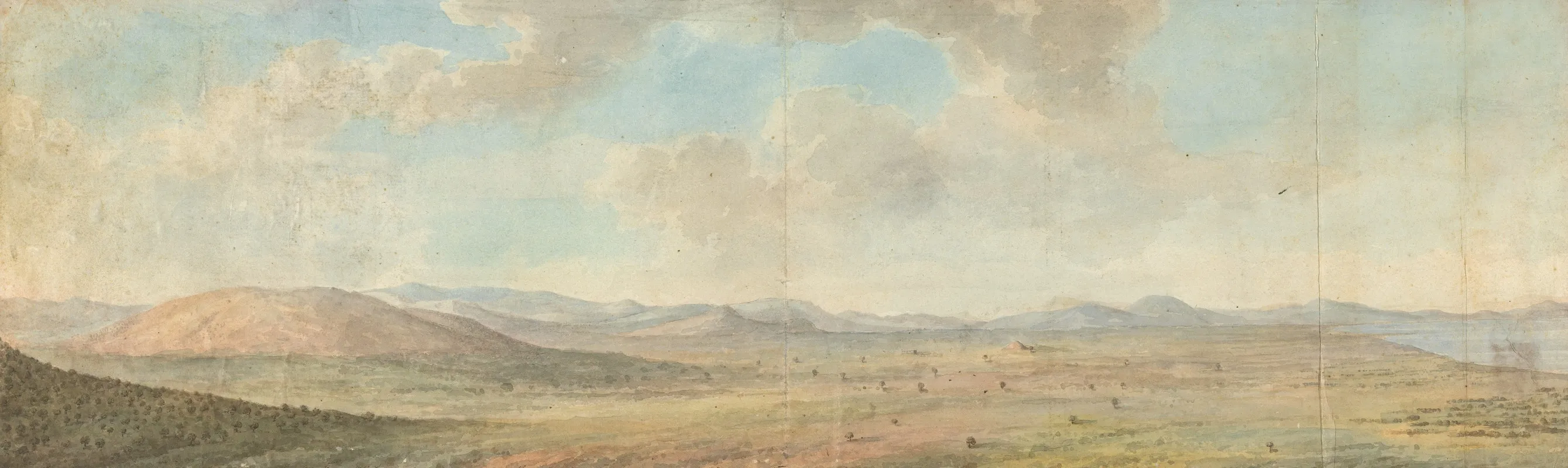 Landscape With Hills In Distance