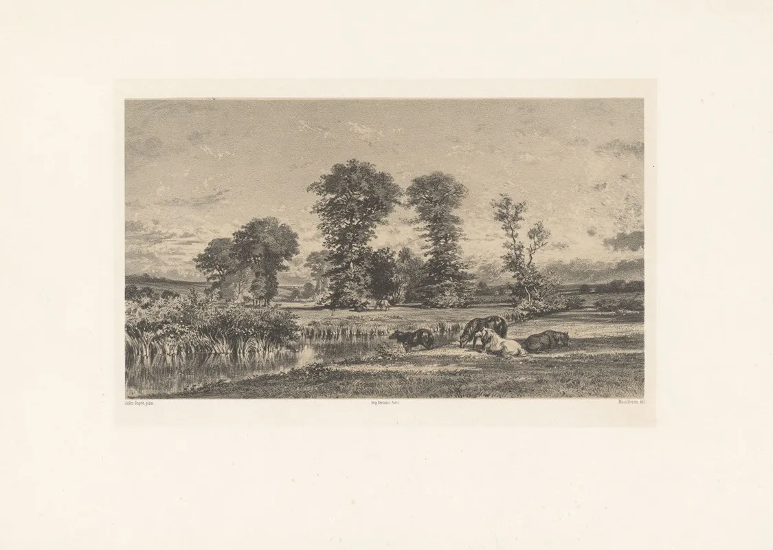 Landscape With Horses