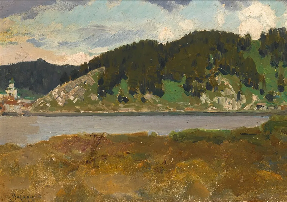 Landscape With Lake 3 Wall Art by Apollinary Vasnetsov - High-Resolution Digital Print