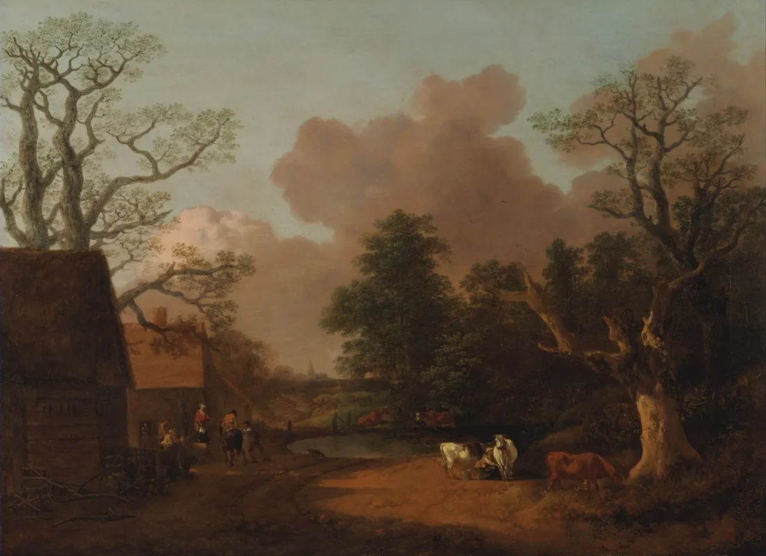 Landscape With Milkmaid