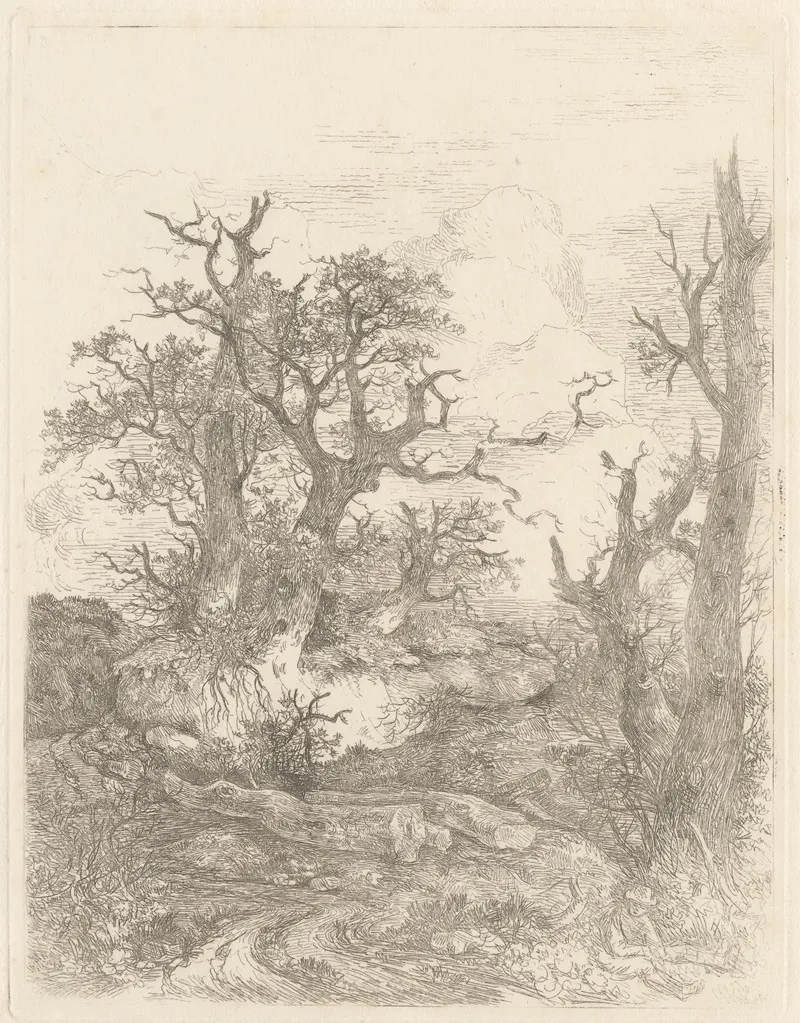 Landscape With Oak Trees 2