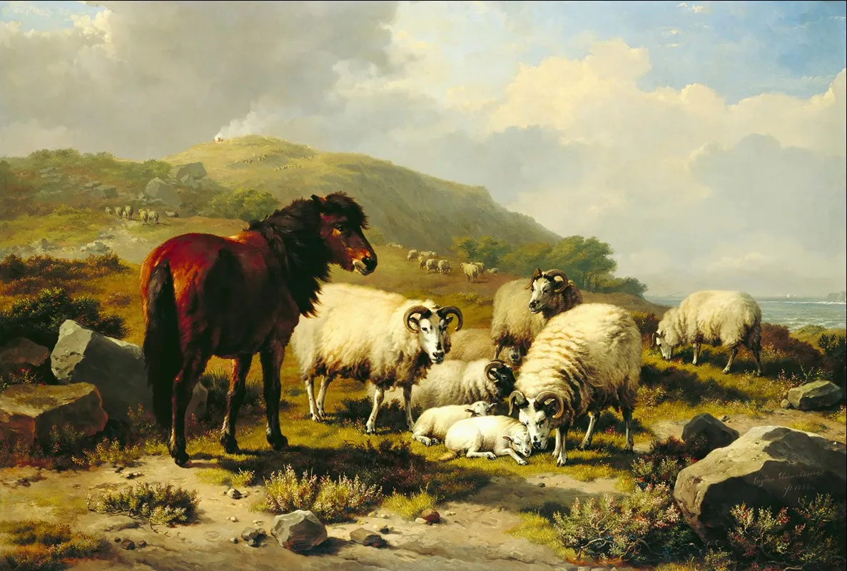 Landscape With Sheep 3