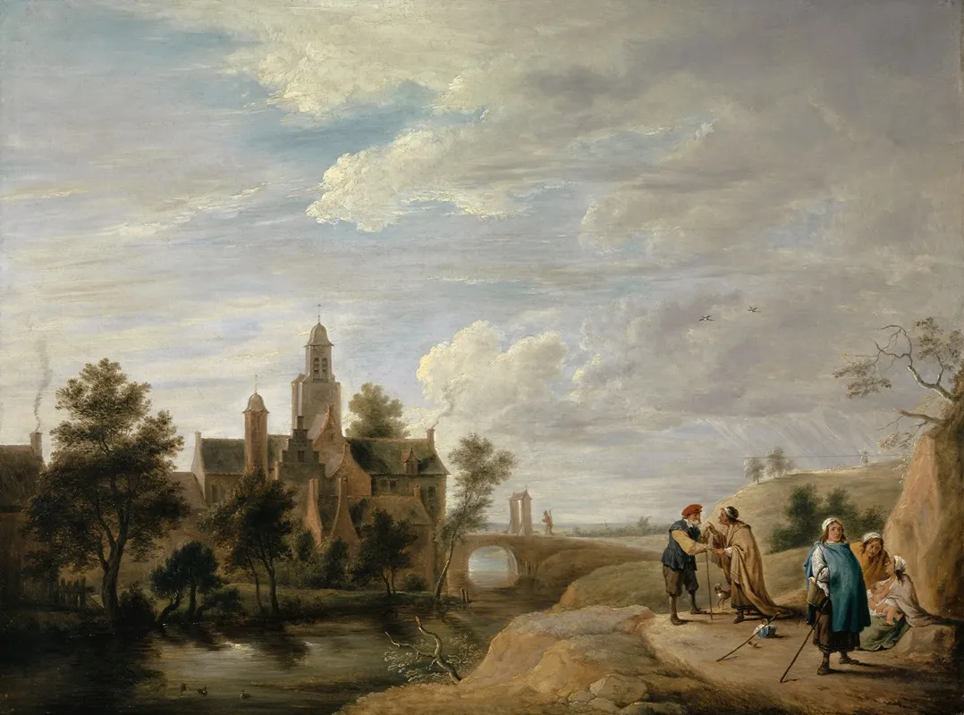 Landscape With Staffage Figures
