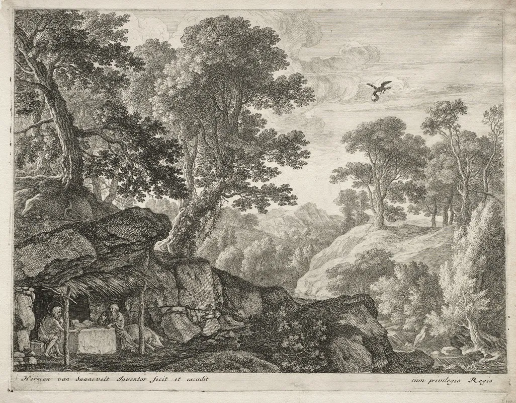 Landscape With Sts Paul And Anthony