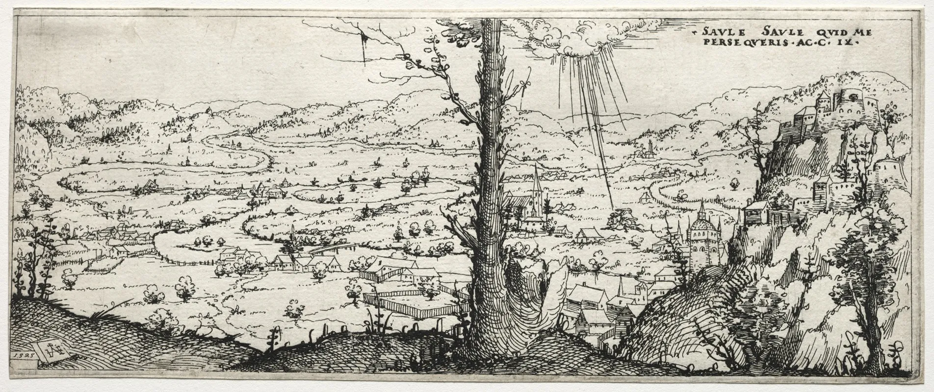 Landscape With The Conversion Of Saulus