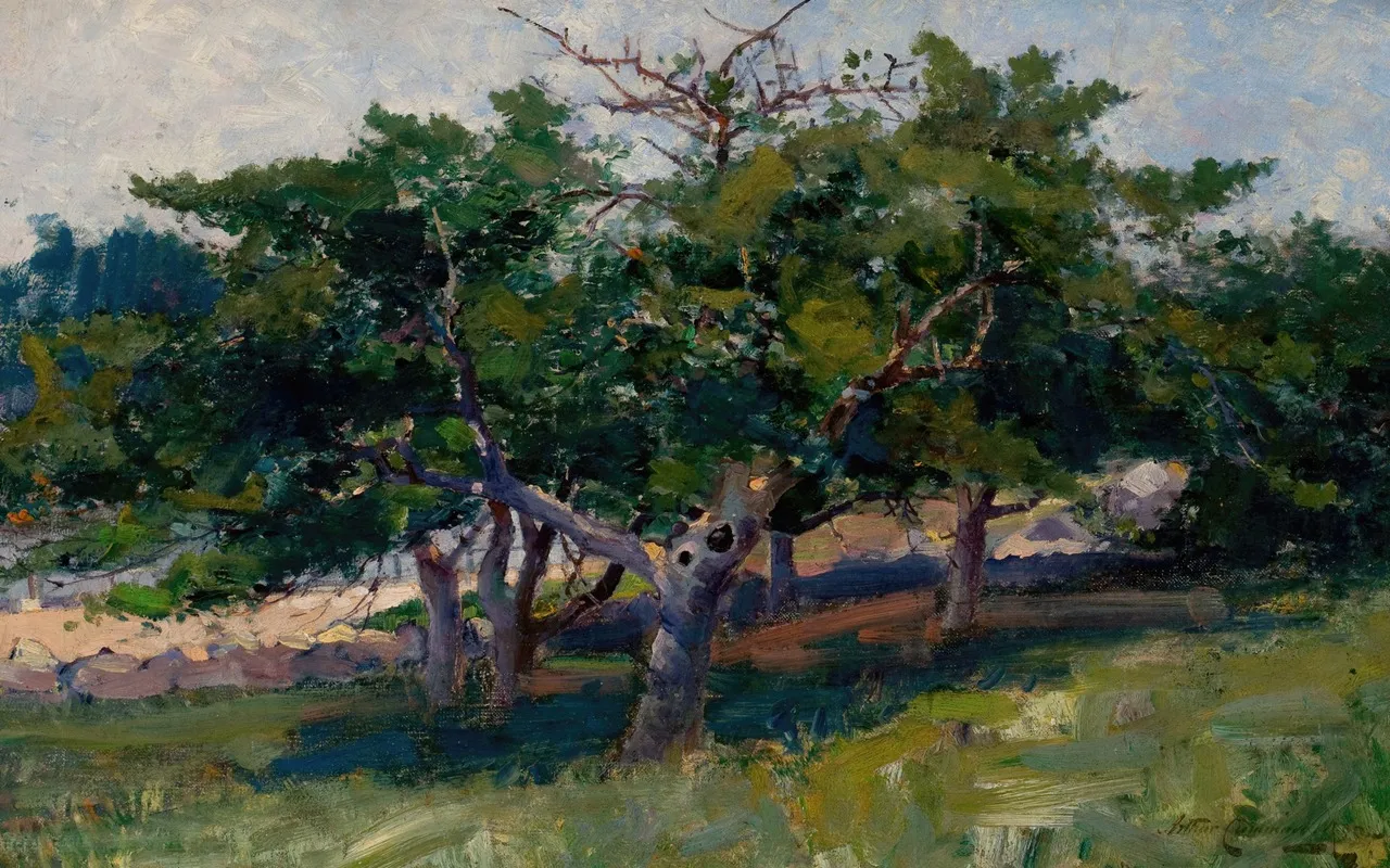 Landscape With Trees 11 Wall Art by Arthur Cumming - High-Resolution Digital Print
