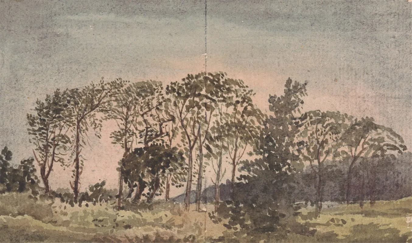 Landscape With Trees 23 Wall Art by David Charles Read - High-Resolution Digital Print