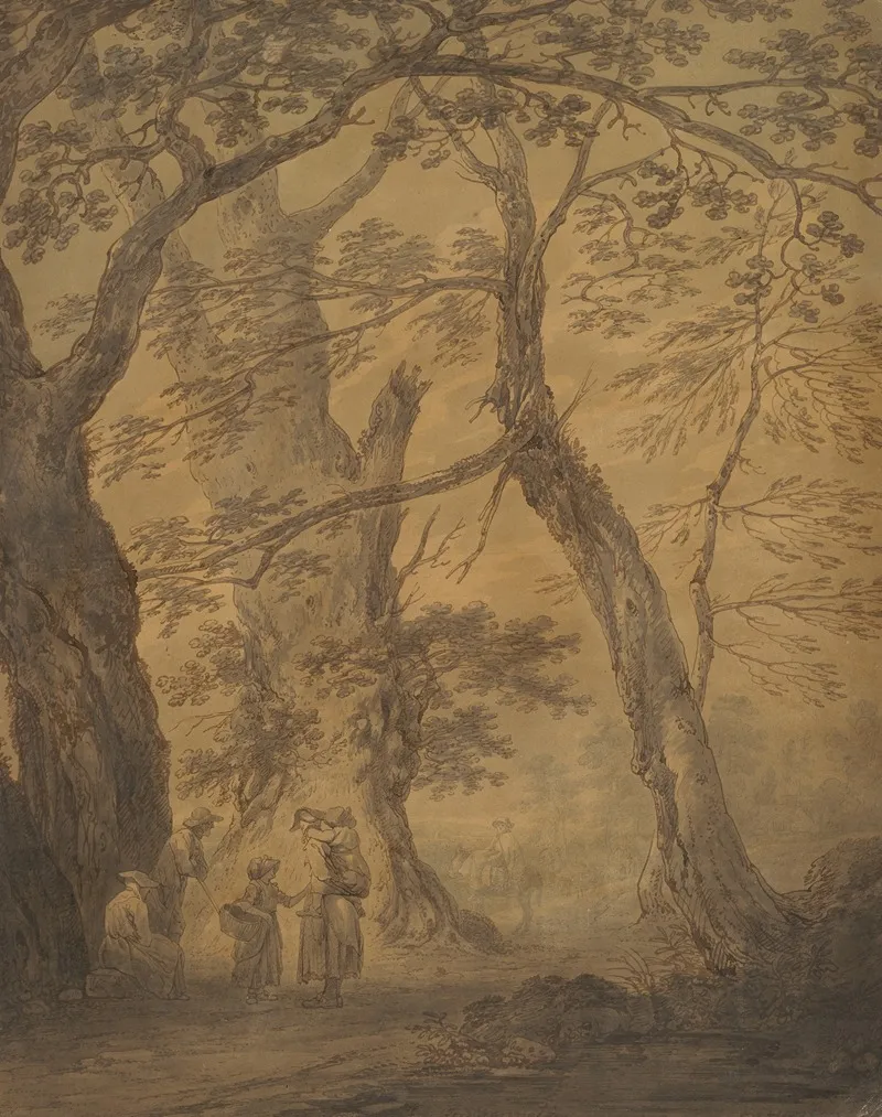Landscape With Trees And Figures 3