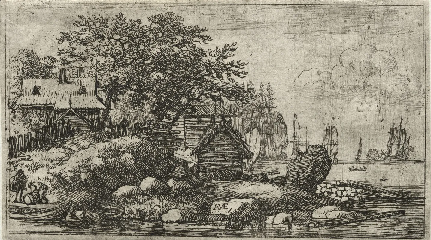 Landscape With Two Empty Boats