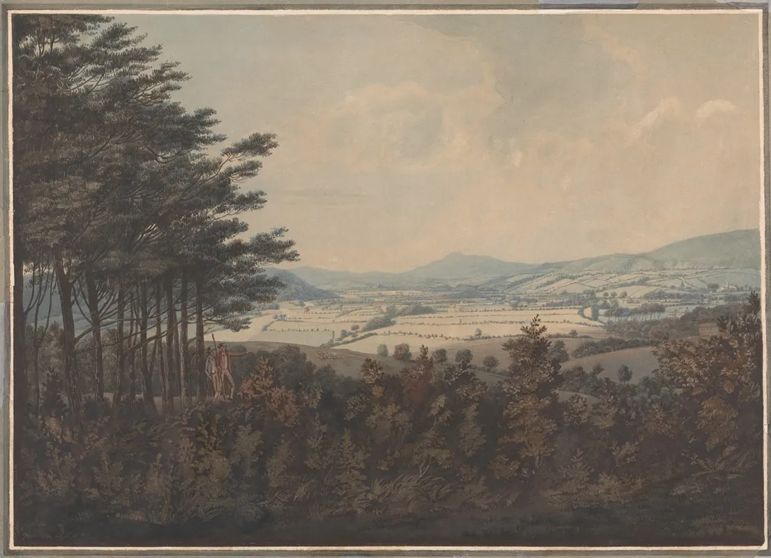 Landscape With Vale And Mountains Wall Art by William Green - High-Resolution Digital Print