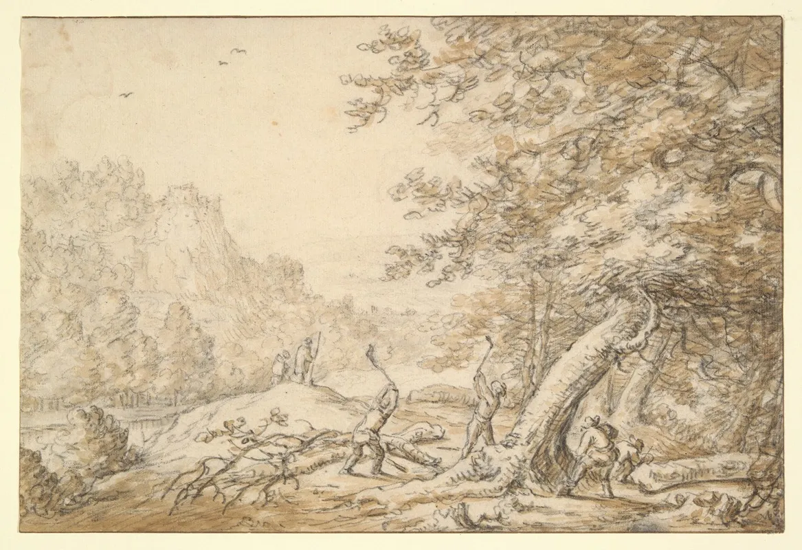 Landscape With Woodcutters