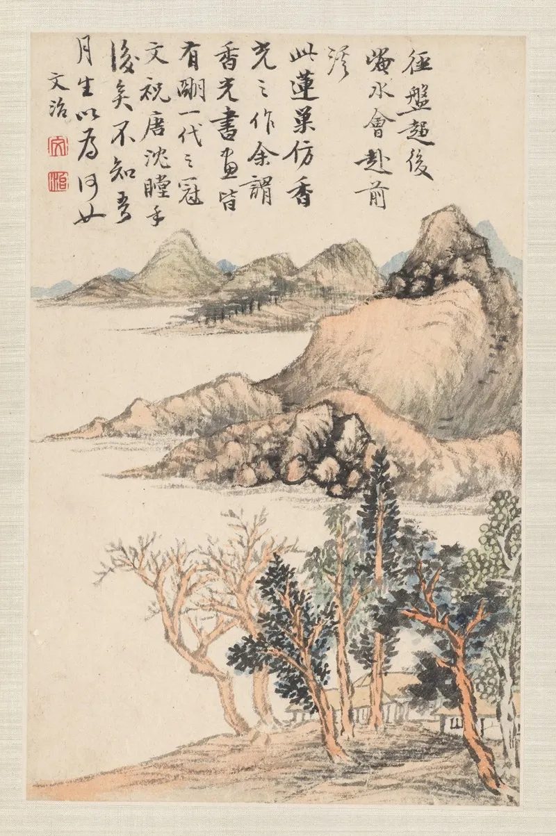Landscapes After Old Masters Pl 3 2 Wall Art by Pan Gongshou - High-Resolution Digital Print