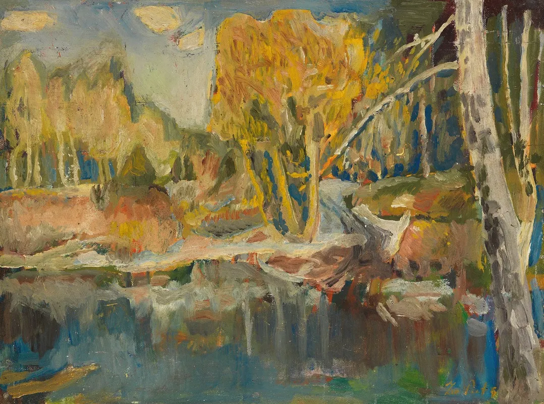 Landschaft 14 Wall Art by Leo Putz - High-Resolution Digital Print