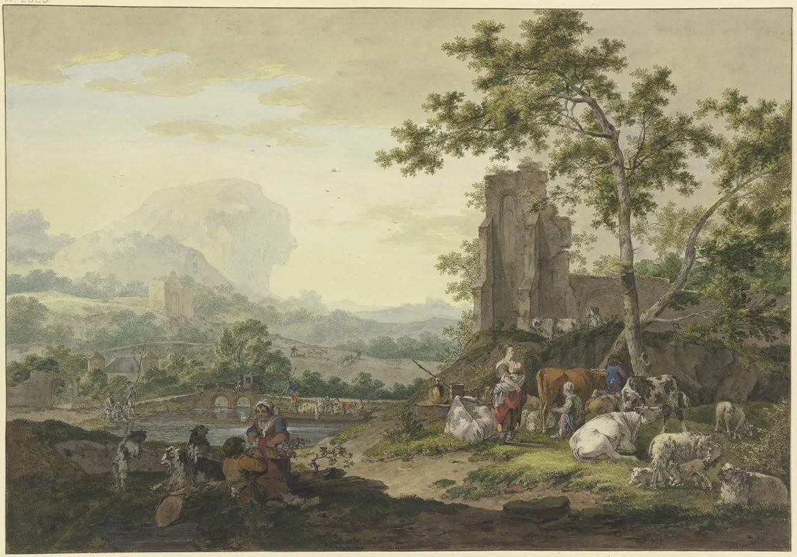 Landschaft 25 Wall Art by Bernhard Hendrik Thier - High-Resolution Digital Print