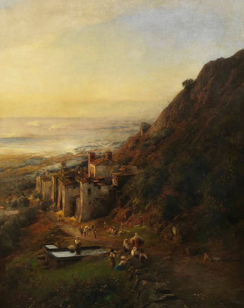 Landschaft An Der Amalfikuste