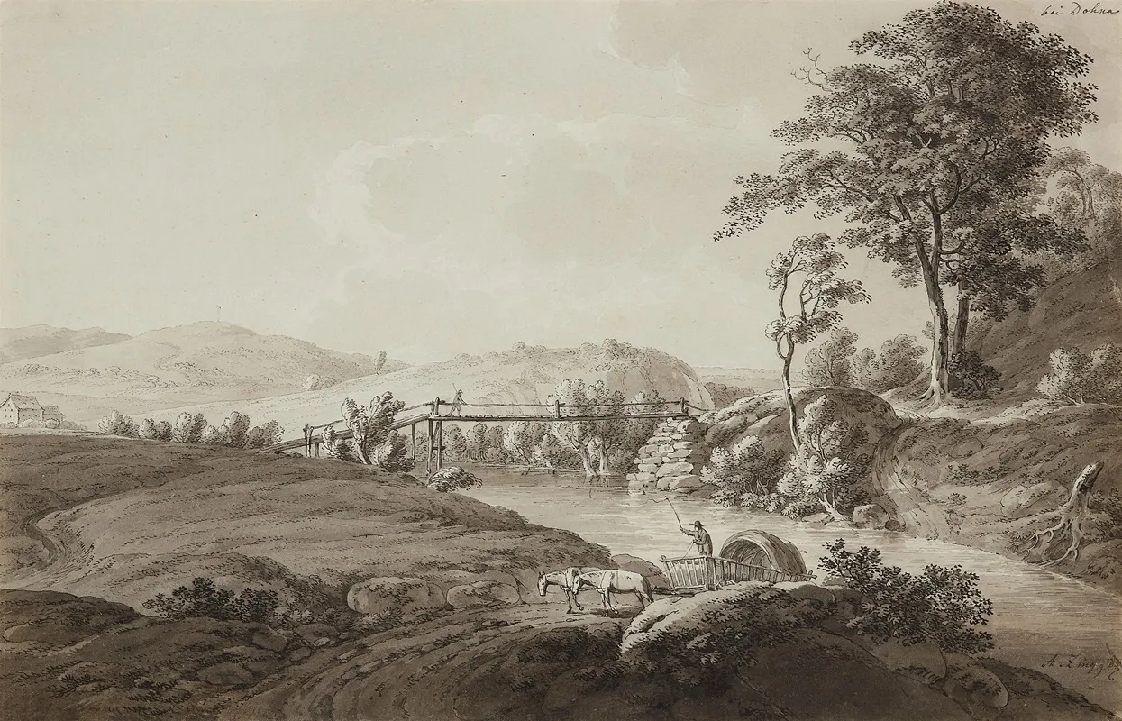 Landschaft Bei Dohna