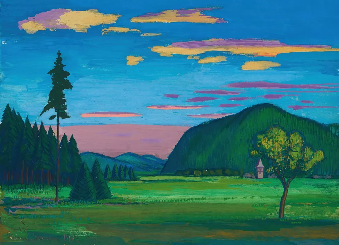 Landschaft Iii Wall Art by Karl Wiener - High-Resolution Digital Print