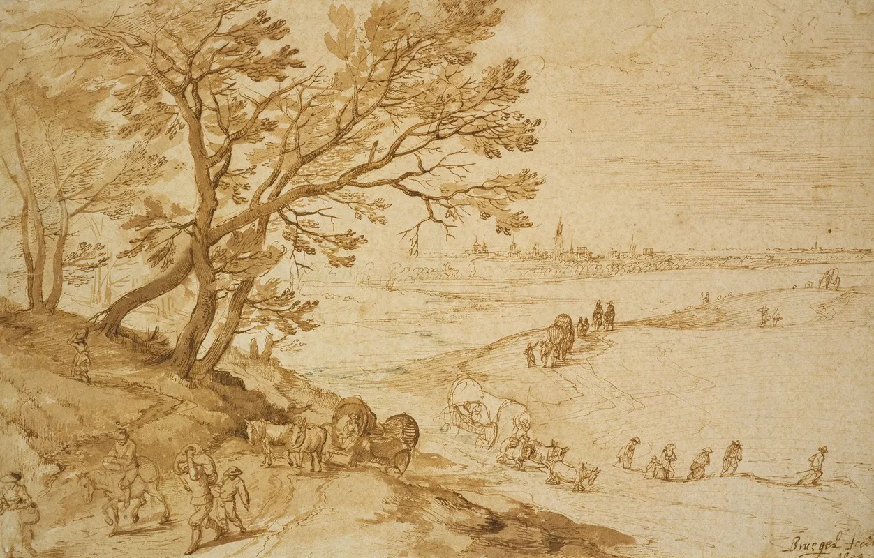 Landschaft Mit Blick Auf Antwerpen Wall Art by Jan Brueghel The Elder - High-Resolution Digital Print